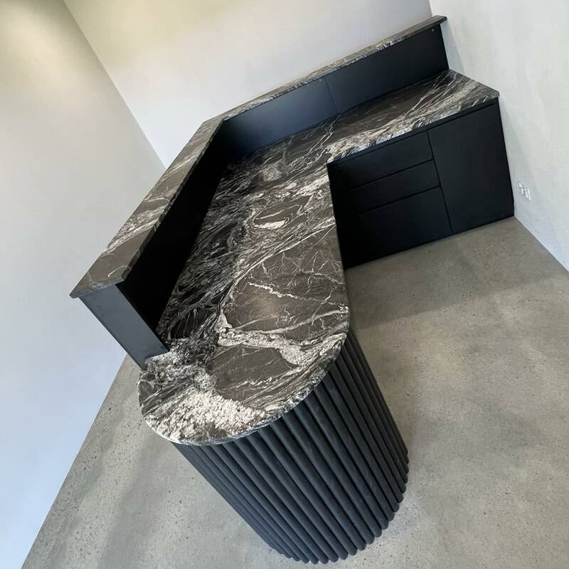 20MM RECEPTION & CAPPING - BLACK FORREST EXTRA BRUSHED GRANITE