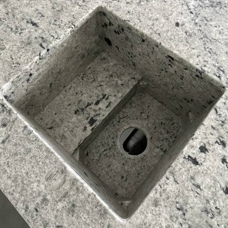 KITCHEN INTEGRATED SINK - COLONIAL CREAM GRANITE
