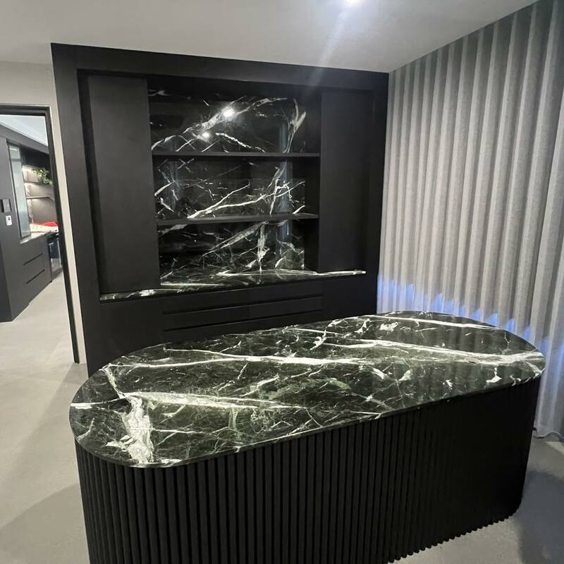 20MM OFFICE - VERIAS GREEN MARBLE BLOCK#44